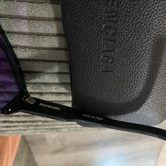 LIKE NEW💜RARE💜BALENCIAGA MIRRORED SUNGLASSES - Picture 10 of 15